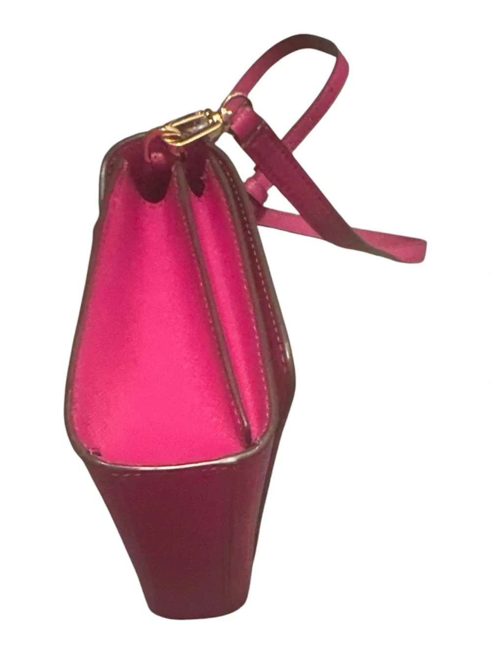 Tory Burch Hot Pink Leather Crossbody Bag
